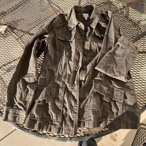 Dressbarn Olive green jacket